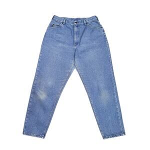 Vintage Denim Riders Womens Size 16P Med High Waisted Jeans Blue USA Union made